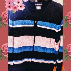 Sag Harbor Mock Cardigan/Shell Set